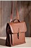 Diplomat Convertible Leather Shoulder Bag and Backpack 