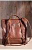 Diplomat Convertible Leather Shoulder Bag and Backpack 