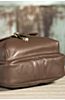 Argent Cowhide Leather Messenger Bag 