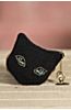Here Kitty Kitty Mary Frances Designer Keychain Coin Pouch