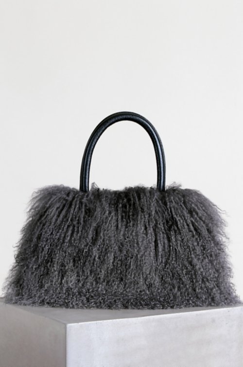 Teiban Top Handle Frill Bag
