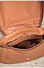 Overland Zara Lambskin Leather and Woven Cowhide Crossbody Handbag 