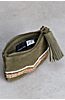 Sahara Sunset Suede Coin Pouch Wallet with Tassel