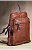 Macy Leather Backpack Purse