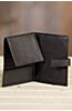 Distressed Leather Passport Wallet with RFID Protection