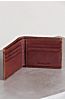 Distressed Leather Billfold Wallet