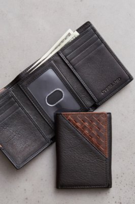 Woven Argentine Leather Trifold Wallet | Overland