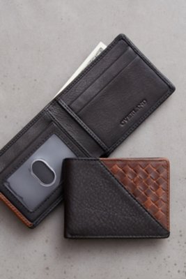 Mini Thinfold Woven Argentine Leather Billfold Wallet | Overland