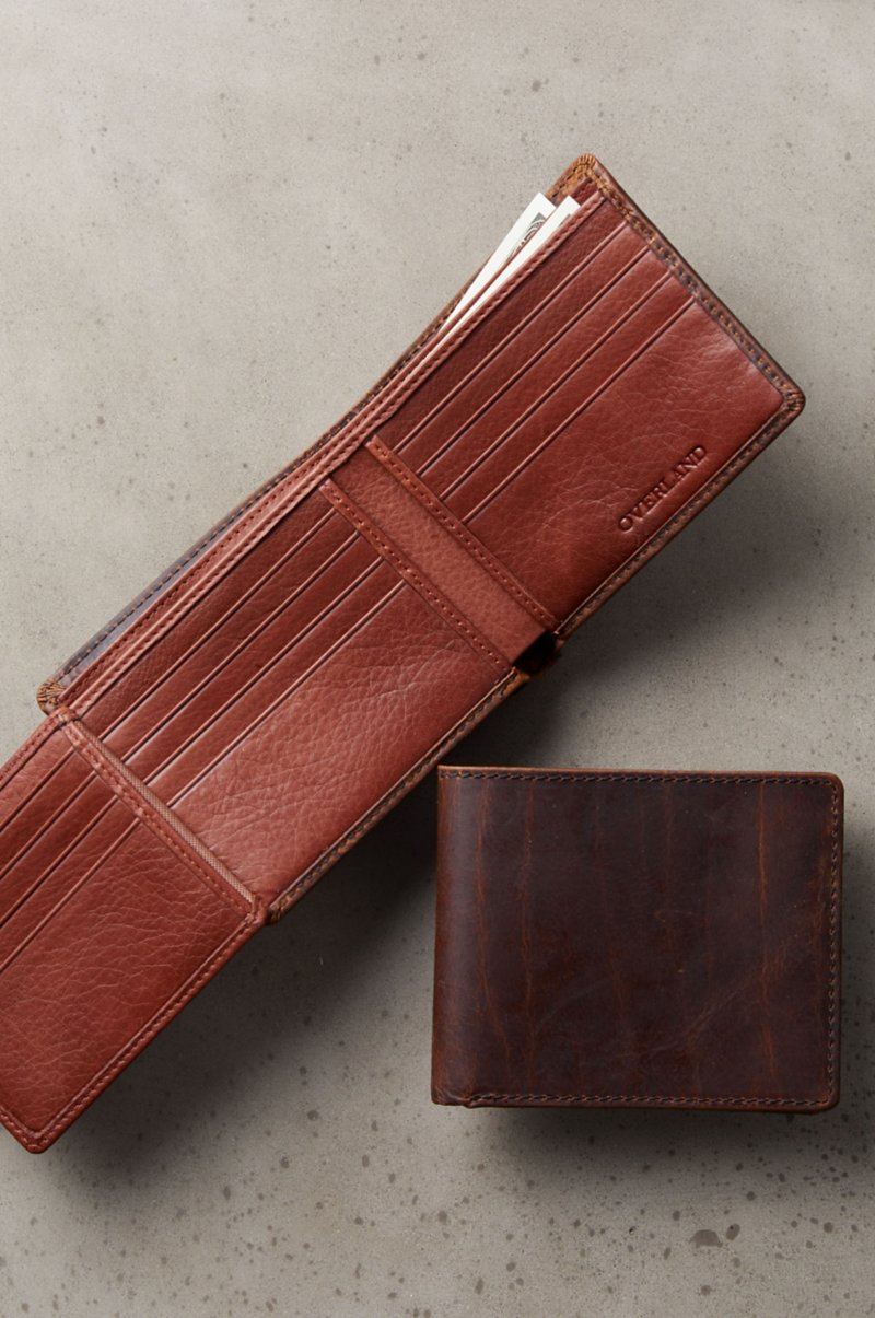 Argentine Leather Billfold Wallet with RFID Protection 