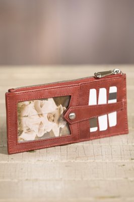 Portafoglio Hobo Linn Slim In Pelle Miele &ndash; Nuovo Con Etichette, Porta Carte E Finestra ID