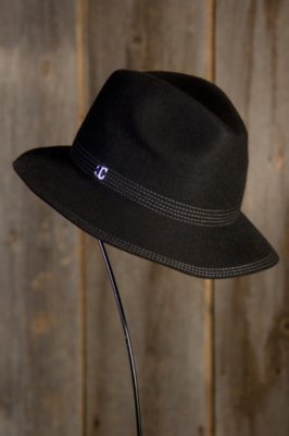 Women's Topstitch Wool Felt Safari Hat Overland