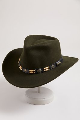 crushable wool cowboy hat