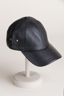 Antique Leather Baseball Cap Overland