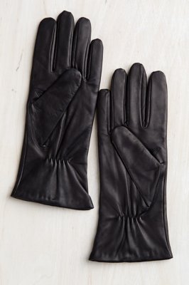 GLOVES IN BLACK LAMBSKIN 465049
