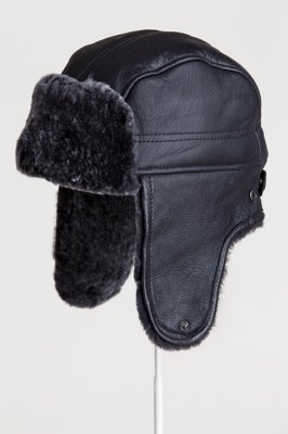 shearling hat