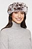 Alpina Rex Rabbit Fur Convertible Headband and Scarf