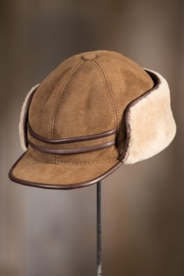 Cadet Hats Melton Wool Traditional Cheesecutter - Hills Hats Mens Hats With Ear Flaps