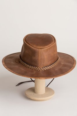 oiled leather hat