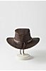 Ridgeway Crushable American Bison Leather Outback Hat