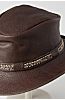 Ridgeway Crushable American Bison Leather Outback Hat