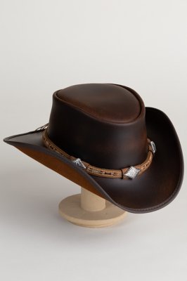 leather cowboy hats for men