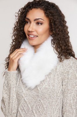 Finnish Fox Fur Convertible Headband and Fur Collar Overland