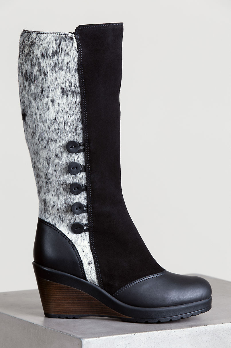Women's Maria Cowhide Gripper-Sole Boots