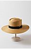 Trotter Paper Braid Gaucho Hat with Grosgrain Hatband