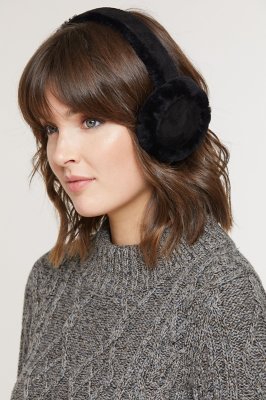 Australian ShearlingLined Suede Earmuffs Overland