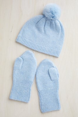 cashmere baby beanie