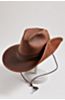 Aussie Distressed Leather Outback Hat