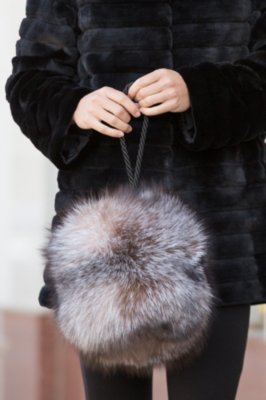 Canadian Fox Fur Hand Muff II Overland