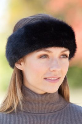Mink Fur Headband Overland
