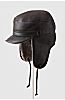 Shearling Sheepskin Convertible Trapper Hat 