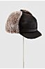 Shearling Sheepskin Convertible Trapper Hat 