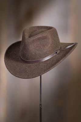 Brisbane Crushable Wool Felt Outback Hat Overland