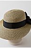 Sarasota Packable Paper Braid-Blend Straw Sun Hat with Grosgrain Hatband and Bow