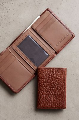 American Bison Leather Trifold Wallet | Overland