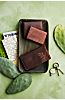 American Bison Leather Checkbook Wallet