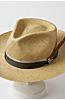 Boardwalk Panama Straw Fedora Hat