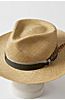Boardwalk Panama Straw Fedora Hat