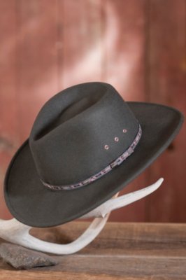 Men's Stetson Elkhorn Crushable Wool Hat Overland