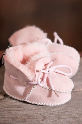 baby sheepskin moccasins