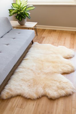 3Pelt (3.5' x 5.5') Premium Australian Sheepskin Rug Overland