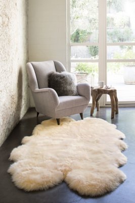 4Pelt (4' x 6') Premium Australian Sheepskin Area Rug Overland