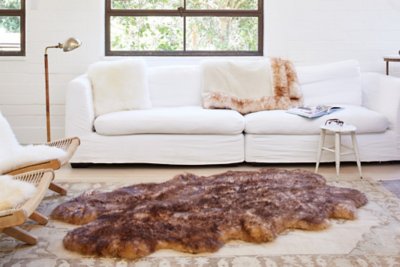 4Pelt (4' x 6') Premium Australian Sheepskin Area Rug Overland