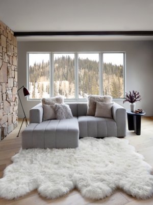 8 Pelt 6 X 7 Premium Australian Sheepskin Area Rug Overland