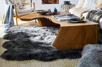 8Pelt (6' x 7') Premium Australian Sheepskin Area Rug Overland