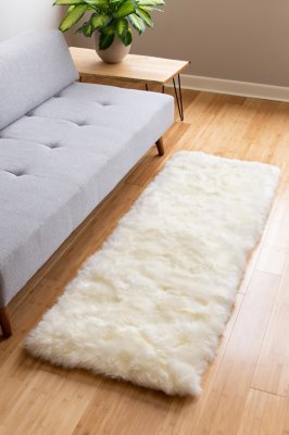 2' x 6' Premium Australian Sheepskin Runner Rug Overland