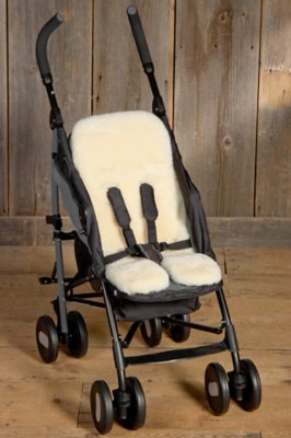Overland Sheepskin Stroller and Car Seat Liner Overland